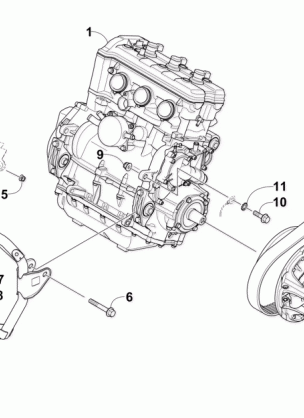 ENGINE AND RELATED PARTS