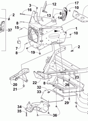 FRONT BUMPER AND FRAME ASSEMBLY