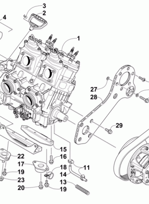 ENGINE AND RELATED PARTS