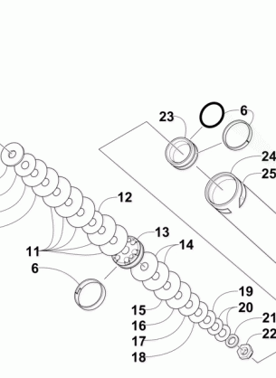 REAR SUSPENSION REAR ARM SHOCK ABSORBER