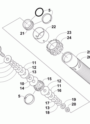 FRONT SUSPENSION SHOCK ABSORBER