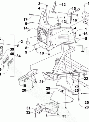 FRONT BUMPER AND FRAME ASSEMBLY