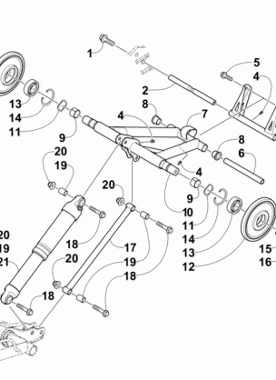 REAR SUSPENSION REAR ARM ASSEMBLY