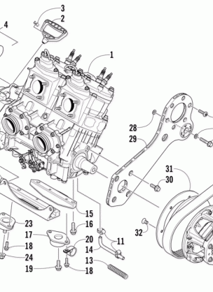 ENGINE AND RELATED PARTS