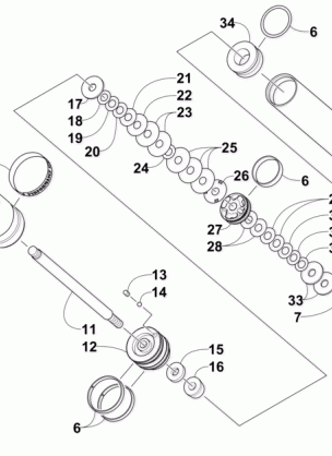 REAR SUSPENSION REAR ARM SHOCK ABSORBER