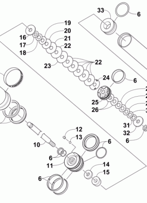 REAR SUSPENSION REAR ARM SHOCK ABSORBER