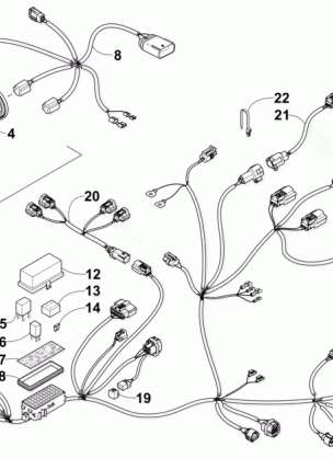 HEADLIGHT AND WIRING ASSEMBLIES