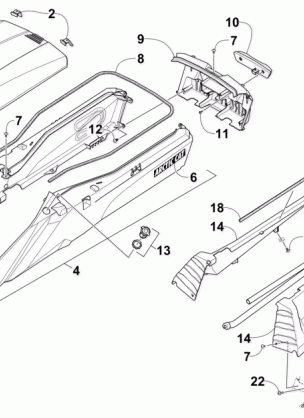 REAR BUMPER STORAGE AND TAILLIGHT ASSEMBLY