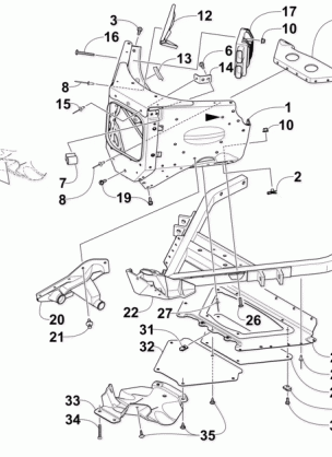 FRONT BUMPER AND FRAME ASSEMBLY