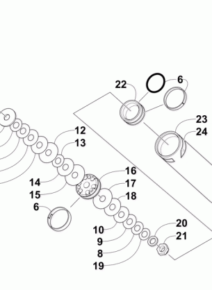 REAR SUSPENSION REAR ARM SHOCK ABSORBER