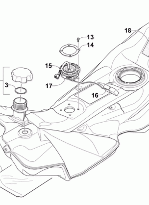 GAS TANK ASSEMBLY