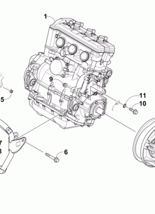 ENGINE AND RELATED PARTS