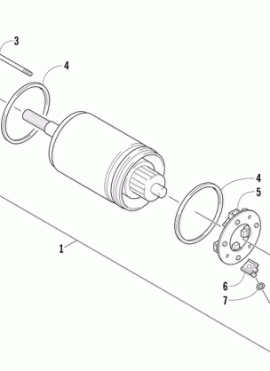 STARTER MOTOR ASSEMBLY