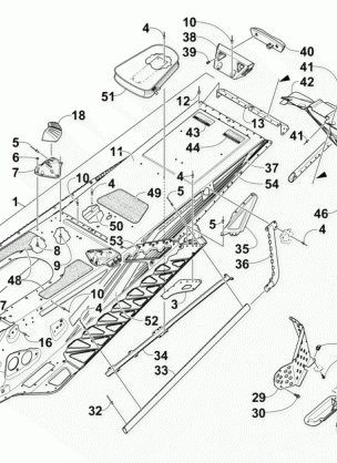 TUNNEL REAR BUMPER AND SNOWFLAP ASSEMBLY