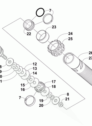 FRONT SUSPENSION SHOCK ABSORBER