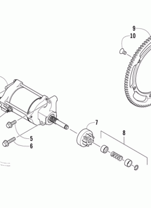 STARTER MOTOR ASSEMBLY