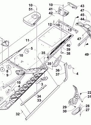 TUNNEL REAR BUMPER AND SNOWFLAP ASSEMBLY