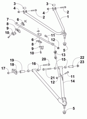 A-ARM AND SWAY BAR ASSEMBLY