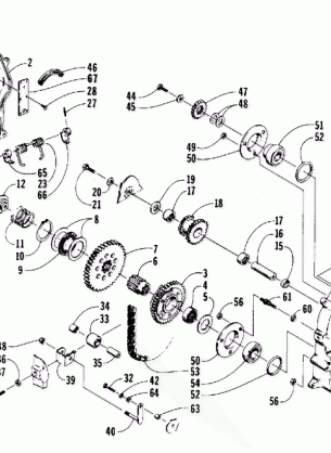 DRIVE / REVERSE DROPCASE ASSEMBLY