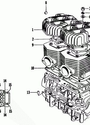 CRANKCASE AND CYLINDER