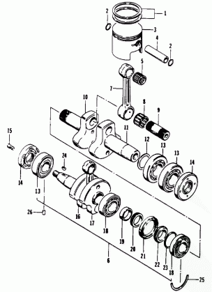 PISTON AND CRANKSHAFT