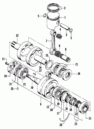 PISTON AND CRANKSHAFT