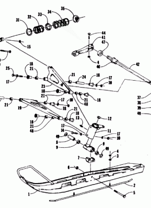 SKI AND FRONT SUSPENSION