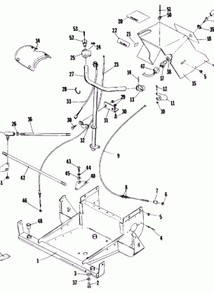 STEERING FRONT FRAME AND CONSOLE