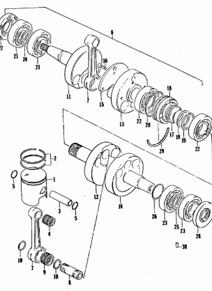 PISTON AND CRANKSHAFT