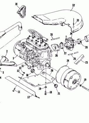 ENGINE AND RELATED PARTS