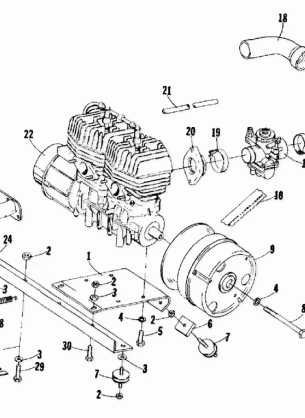 ENGINE AND RELATED PARTS