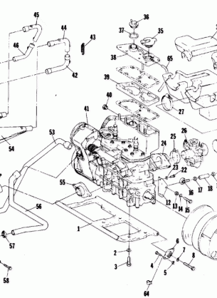 ENGINE AND RELATED PARTS