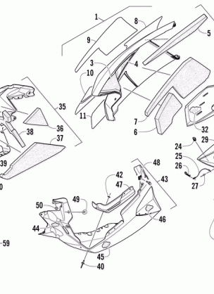 SKID PLATE AND SIDE PANEL ASSEMBLY