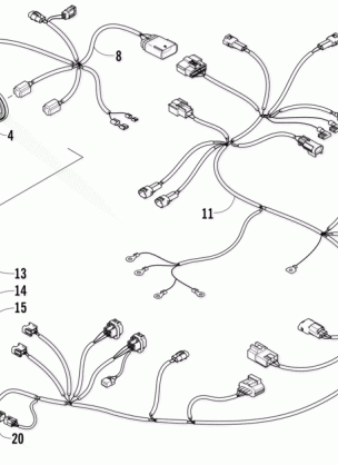 HEADLIGHT AND WIRING ASSEMBLIES