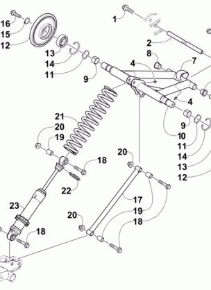 REAR SUSPENSION REAR ARM ASSEMBLY