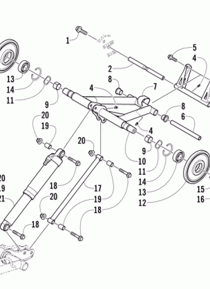 REAR SUSPENSION REAR ARM ASSEMBLY