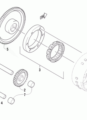 STARTER CLUTCH ASSEMBLY