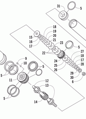 FRONT SUSPENSION SHOCK ABSORBER