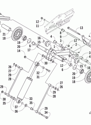 REAR SUSPENSION REAR ARM ASSEMBLY