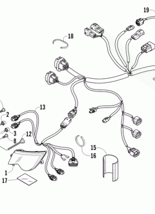 HEADLIGHT AND WIRING ASSEMBLY