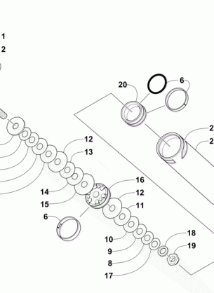 REAR SUSPENSION REAR ARM SHOCK ABSORBER