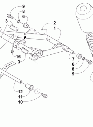 REAR SUSPENSION FRONT ARM ASSEMBLY