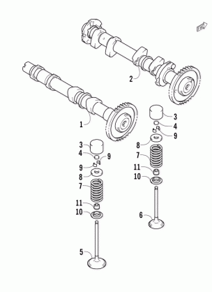 CAMSHAFT / VALVE ASSEMBLY