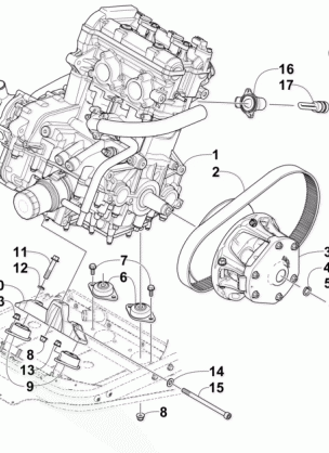 ENGINE AND RELATED PARTS