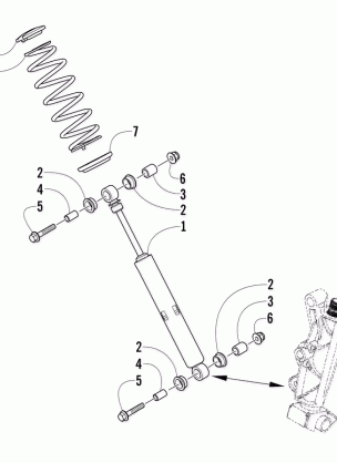 FRONT SUSPENSION SHOCK ABSORBER ASSEMBLY