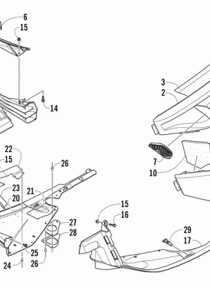 SKID PLATE AND SIDE PANEL ASSEMBLY