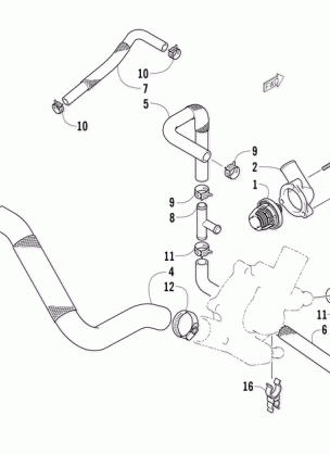 WATER HOSE ASSEMBLY