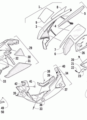 SKID PLATE AND SIDE PANEL ASSEMBLY