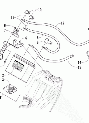 BATTERY AND TRAY ASSEMBLY