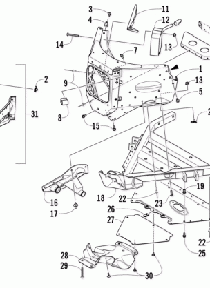 FRONT BUMPER AND FRAME ASSEMBLY